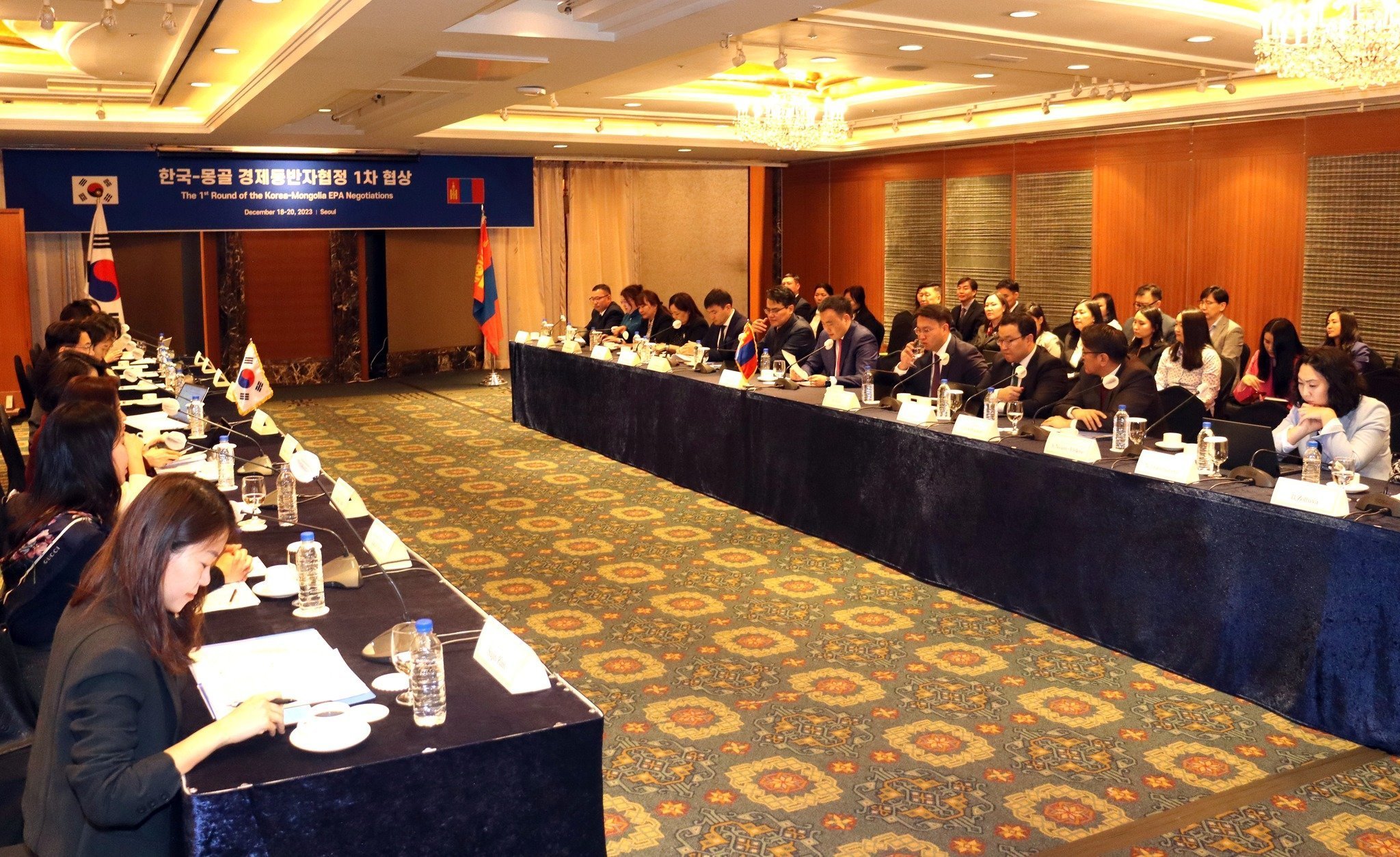 Монгол Улс, БНСУ хоорондын эдийн засгийн түншлэлийн хэлэлцээрийн эхний шатны хэлэлцээ эхэллээ
